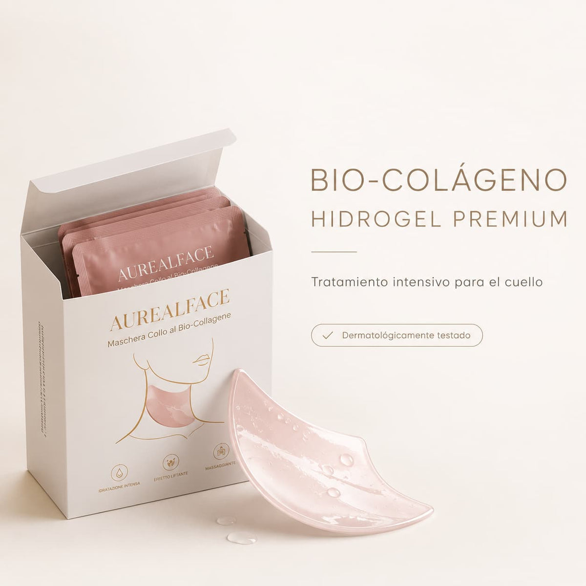 Mascarilla de Bio-Colágeno para Cuello
