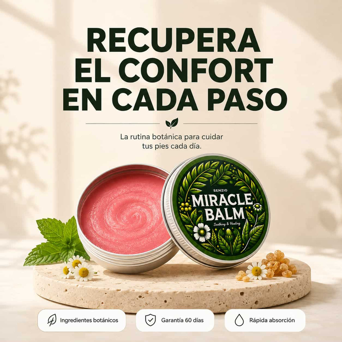Bálsamo para Ardor en Pies Botánico