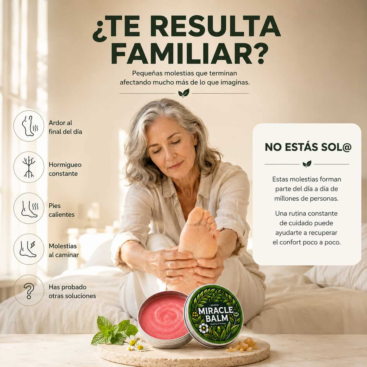 Bálsamo para Ardor en Pies Botánico
