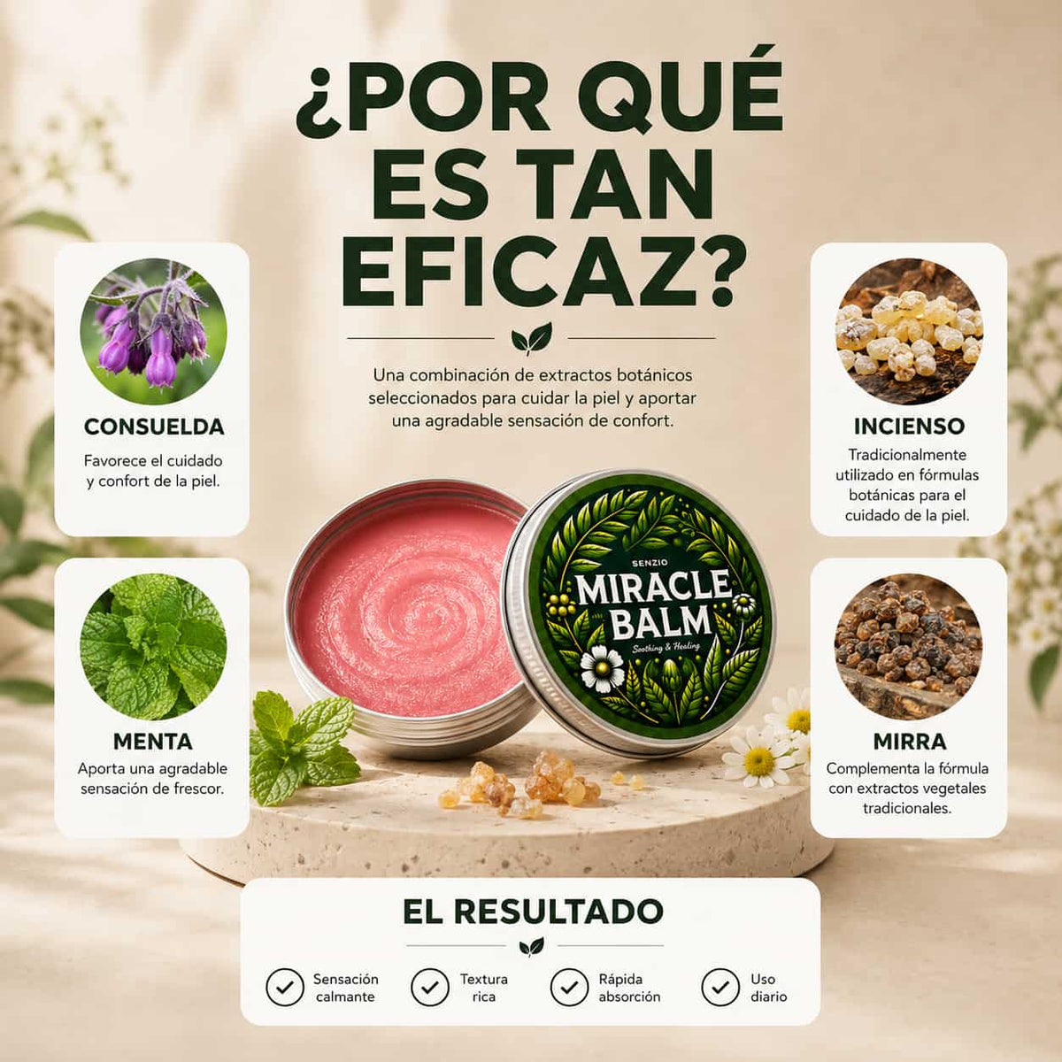 Bálsamo para Ardor en Pies Botánico