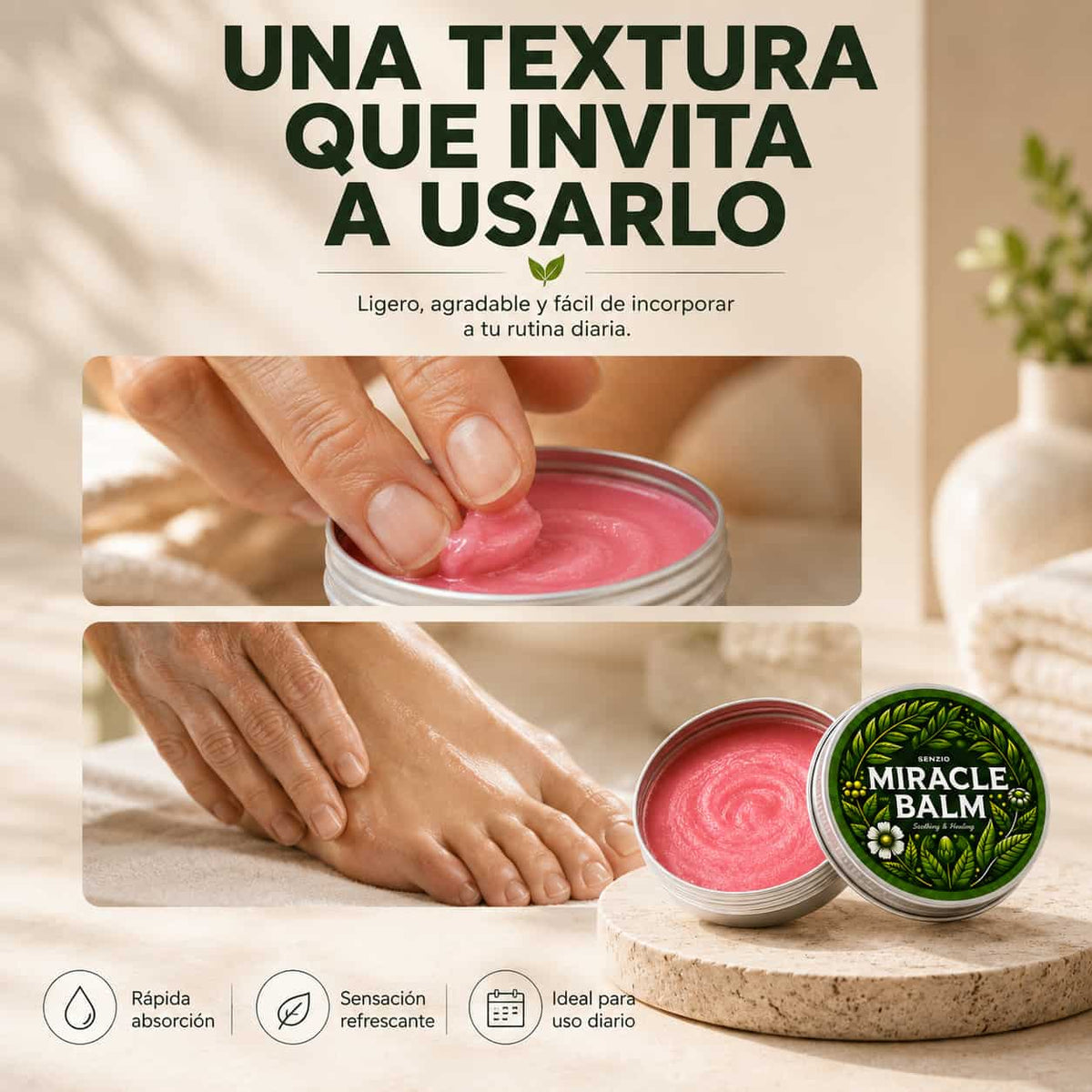 Bálsamo para Ardor en Pies Botánico